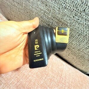 Pierre Cardin Black and Gold Reversible Belt